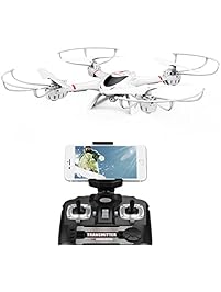 DBPOWER MJX X400W FPV Drone with Wifi Camera Live Video Headless Mode 2.4GHz 4 Chanel 6 Axis Gyro RTF RC Quadcopter, Compatible with 3D VR Headset