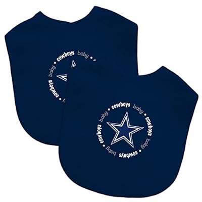 NFL Officially Licensed lined 2-Pack Baby Bib