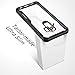 Samsung Galaxy S9 Plus S9+ Case, MoKo Clear Slim Fit Lightweight Shockproof Armor Shield, Flexible TPU Bumper Edge + Rigid PC Back Panel Cover for Samsung Galaxy S9 Plus 6.2 Inch - Black