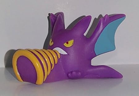 Amazon 指人形 キメわざポケモンキッズdp6 クロバット ちょうおんぱ ソフビ人形 おもちゃ