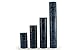 ProsourceFit High Density Foam Rollers 24 - inches long, Firm Full Body Athletic Massager for Back Stretching, Yoga, Pilates, Post Workout Trigger Point Release, Black/Blue