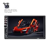 LSLYA 2 DIN Stereo, 7-inch Touch Screen car Radio MP5 MP3 Auto Video Player, Support for Bluetooth/FM / USB/SD / TF with Remote Control