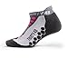 Thirty48 Running Socks Unisex/ CoolMax Fabric Keeps Feet Cool & Dry/Fluorescent Pink/Gray/Medium