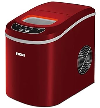 zon.com: 26 Lbs Counter Top Ice Maker, Red: 