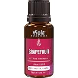 Grapefruit Essential Oil (Citrus Paradisi) 15ml - 100% Pure Therapeutic Grade by Viola Essentials - The Best Hangover cure, and fights fatigue and depression | Powerful Detoxification Agent