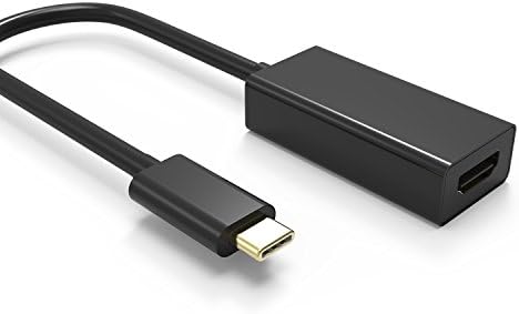 USB C to HDMI Cable(4K@60Hz),YIQIN USB Type-C to HDMI Cable Female (Thunderbolt 3 Compatible),DP Alt Mode, for 2017/2016 Macbook Pro, 2015 New Macbook, 2017 iMac, Galaxy S8, LG G5, Google Pix