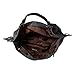 BMC Charcoal Black Denim Multi Zipper Pocket Oversized Lined Fashion Handbag Satchel Shopper Tote