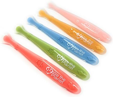 WeThePlanet Silicone Baby Spoon Set (Set of Five) (5 colors)