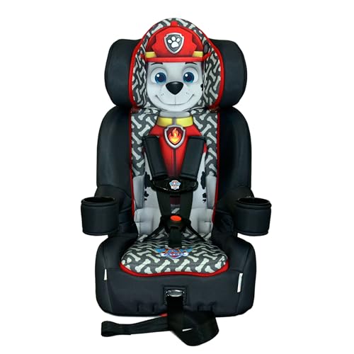 Nickelodeon PAW Patrol Marshall 2-in-1 Car Seat by KidsEmbrace | Forward-Facing Harness (26.5–65 lbs) & Booster (40–100 lbs) | Latch Equipped | Premium Fit with Multi-Position Headrest