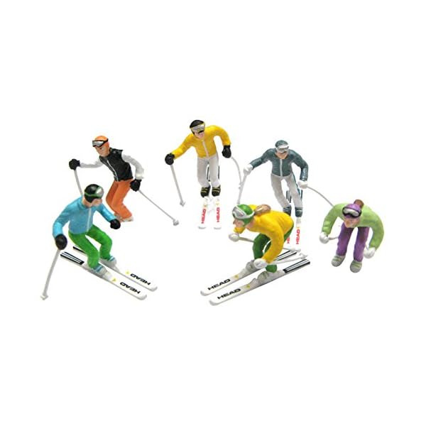 Jaegerndorfer jaegerndorferjc54400 stehend Figuren mit Head Ski und Stöcke (6-teilig) – Bild 3