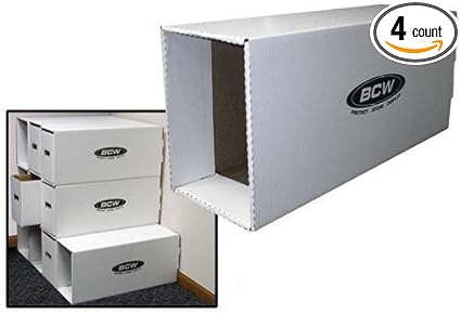 Amazon Com Bcw 4 Long Comic Storage Box Houses Sports Outdoors