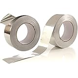 2-Pack Aluminum Tape / Aluminum Foil Tape - 1.9 inch x 150 feet (3.4 mil) Per Roll - Good for HVAC, Ducts, Insulation and More