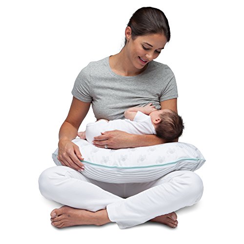 Boppy Pillow Slipcover Gray Organic Little Elephants Buy Online