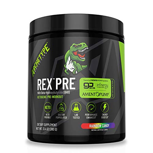 REX™ PRE (380 Grams, Rainbow Candy) Keto PreWorkout