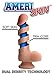 XR PLAY HARD 9 Inch Ultra Real Dual Layer Suction Cup Dildo, Skin Color, Flesh