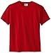 Russell Athletic Boys' Big Cotton Blend T-Shirt, Basic True Red, Large