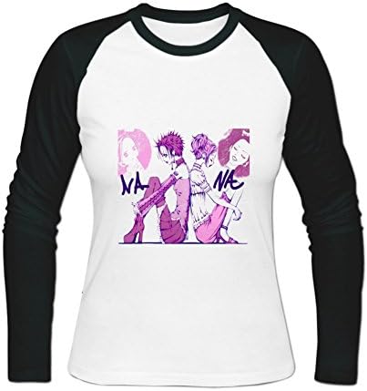 NANA Anime Womens Long Sleeve Basenall T-Shirt XXL White