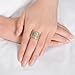 Mytys 2 Tone Intertwined Crossover Statement Ring Fashion Band Rings for Women Men Gold Silver Plated 18mm Wide