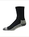Aetrex Copper Sole Non-binding Socks 1 pair, Black,Large