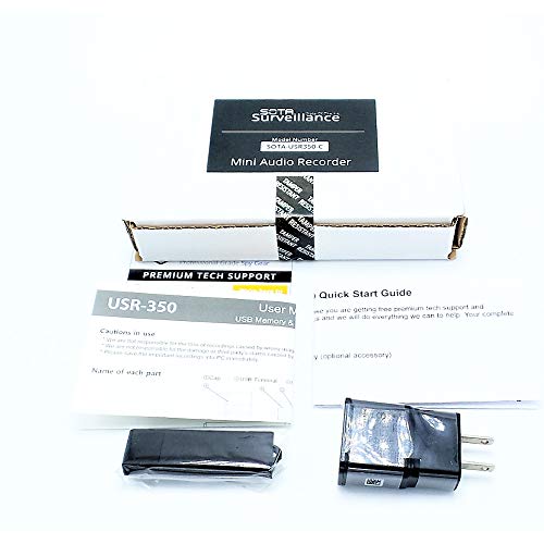 Small Mini Voice Activated Audio Recorder Super Long 288 Hour Storage Capacity (8GB) | 25 Day Stby B - //coolthings.us