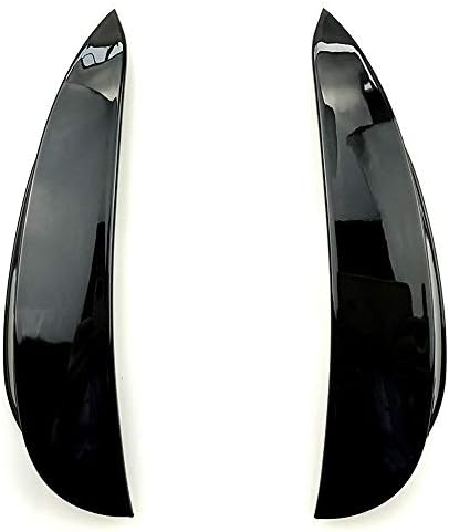 Carmonsons for Mercedes Benz E Class W213 Sport E200 E260 E300 E320 Front Bumper Stickers Fender Trim Cover E43 E53 AMG Car Styling (Gloss black)
