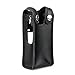 Ailunce HD1 Retevis RT29 Radio Pouch,Two Way Radio Case Walkie Talkie Holster Radio Holder Leather Case Carrying Holder with Adjustable shoulder straps,Transparent at the Button(1 Pack)