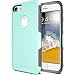 TEAM LUXURY for iPhone SE Case 2022/3rd/2020,iPhone 8/7 Case, [Military Grade Protection] Scratch-Resistant Back Cover, Shockproof Protective Phone Case 4.7” - Mint Green/Gray