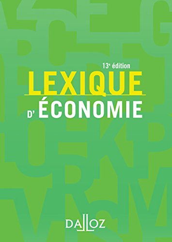 Lexique d'économie