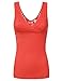 Kaylee_xo Sexy Women's Low-Cut V-Neck Summer Fitted Sleeveless Tank Top