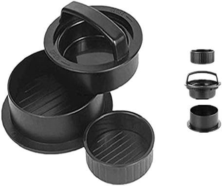 kookoosmart Non - Stick Burger Press, Burger Meat Press Maker, 3-in-1 Stuffed Burger Mold for Hamburgers Sliders and Patty,Best Choice for Home Party BBQ