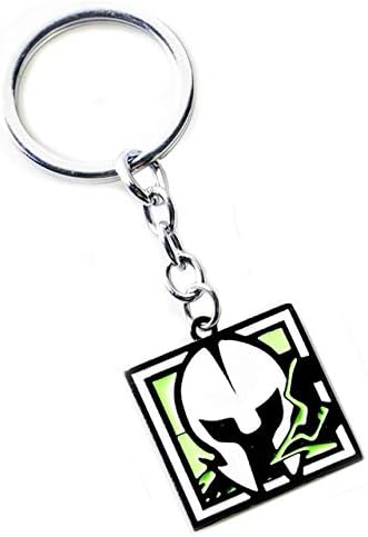 lotuwio Game Rainbow Six 6 Siege Key Chains Men Tachanka Echo Kapkan Lesion Smoke Sledge Hibana Key Ring Holder 38