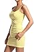 TheMogan Women's Sleeveless Spaghetti Strap Seamless Bodycon Short Mini Cami Slip Dress