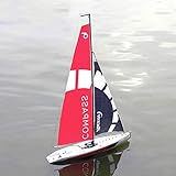 ELVVT 2.4G RC Simulation Unpowered Sailboat 4CH