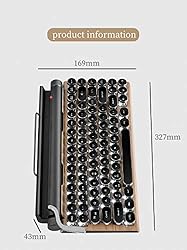 Retro Typewriter Keyboard, Mechanical Bluetooth