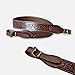VVV-Group Total Sale!Real Leather Rifle Sling with Embossed Design for Hunting, Shooting Sport (Luxury Brown)