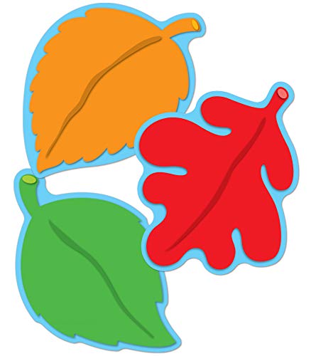 Carson Dellosa - Leaves Colorful Cut-Outs, Classroom D&eacute;cor, 36 Pieces