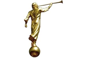 J26GN Angel Moroni Gold tone Pin Tie Tack Mormon One Moment In Time LDS CTR