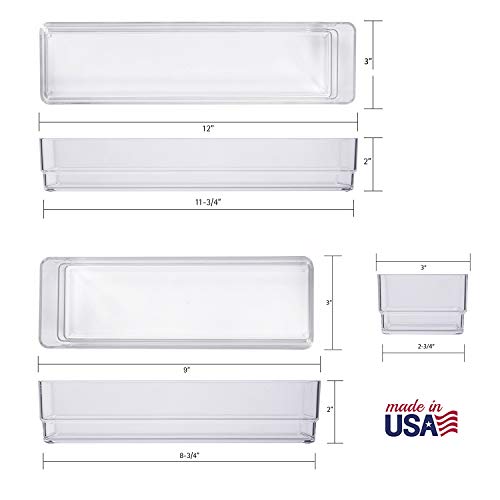4 STORi+Plastic+Vanity+Kitchen+Organizers