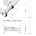 Flexible Mount Holder LINGCHEN Universal Adjustable Cell Phone Holder Tablet Bracket Flexible Long Arms Clip Clamp Mount Phone Stand for iPhone X iPhone 8 7 Plus iPad (120CM White)