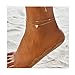 choice of all Gold Anklet Bracelet for Women Heart Ankle Chain Foot Jewelry (D:gold 2 layer)