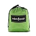 HŌMECO Double and Single Camping Hammock, Lightweight Nylon Parachute Travel Hammocks (Green, Double)