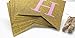 SIFAN Gold Powder Happpy Birthday Banner, Pink and Gold Party Decorations