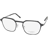 MOREL Oga 10194o Titanium Metal Eyeglass Frame/Glasses Contemporary Mens Eyewear No Allergy [51-22-145, matte black/gray]