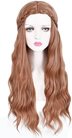 CosHouse Harajuku Wavy Wigs with Braids,Glamous Long Wigs for Cosplay