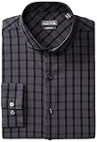 Kenneth Cole Reaction Men's Regular-Fit Grid Checkered Button-Front Shirt