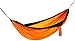 Amazon Basics Lightweight Extra-Strong Nylon Double Camping Hammock-Orange/Black
