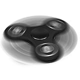 InfiSpin Z1 Fidget Spinner, ABS Tri Hand Spinner [Easy Flick & Spin] Prime EDC Focus + Stress Relief Toy | High Speed Bearings for 3+ Minutes of Spinning | Smooth, Quiet & Fast [Black]