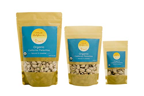 True California Organic Raw Pistachios (8 oz) In-Shell, No Salt, No Roast - Healthy Snacks, Vegan & Gluten Free… - Image 4
