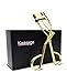 Kaasage Eyelash Curler Professional Beauty with Refill Silicone Pads (Gold) Kaasage KM01