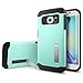 Spigen Slim Armor Galaxy S6 Edge Case with Kickstand and Air Cushion Technology and Hybrid Drop Protection for Galaxy S6 Edge 2015 - Mint